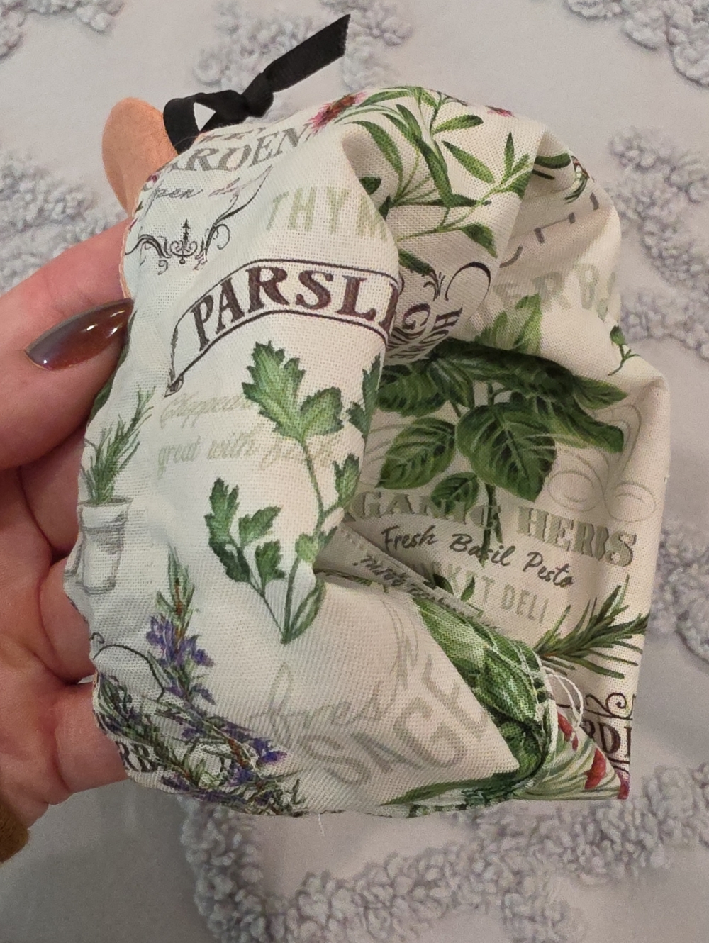 Handmade Fish Drawstring Bag - Picture 11 of 12